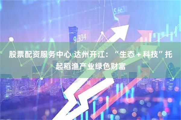 股票配资服务中心 达州开江：“生态＋科技”托起稻渔产业绿色财富